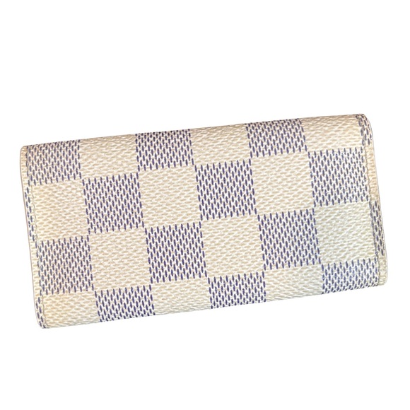 ✨Louis Vuitton✨ Full Inclusion- LV Damier Azur Multiclé 4 Key Case & Card Holder - Picture 3 of 17